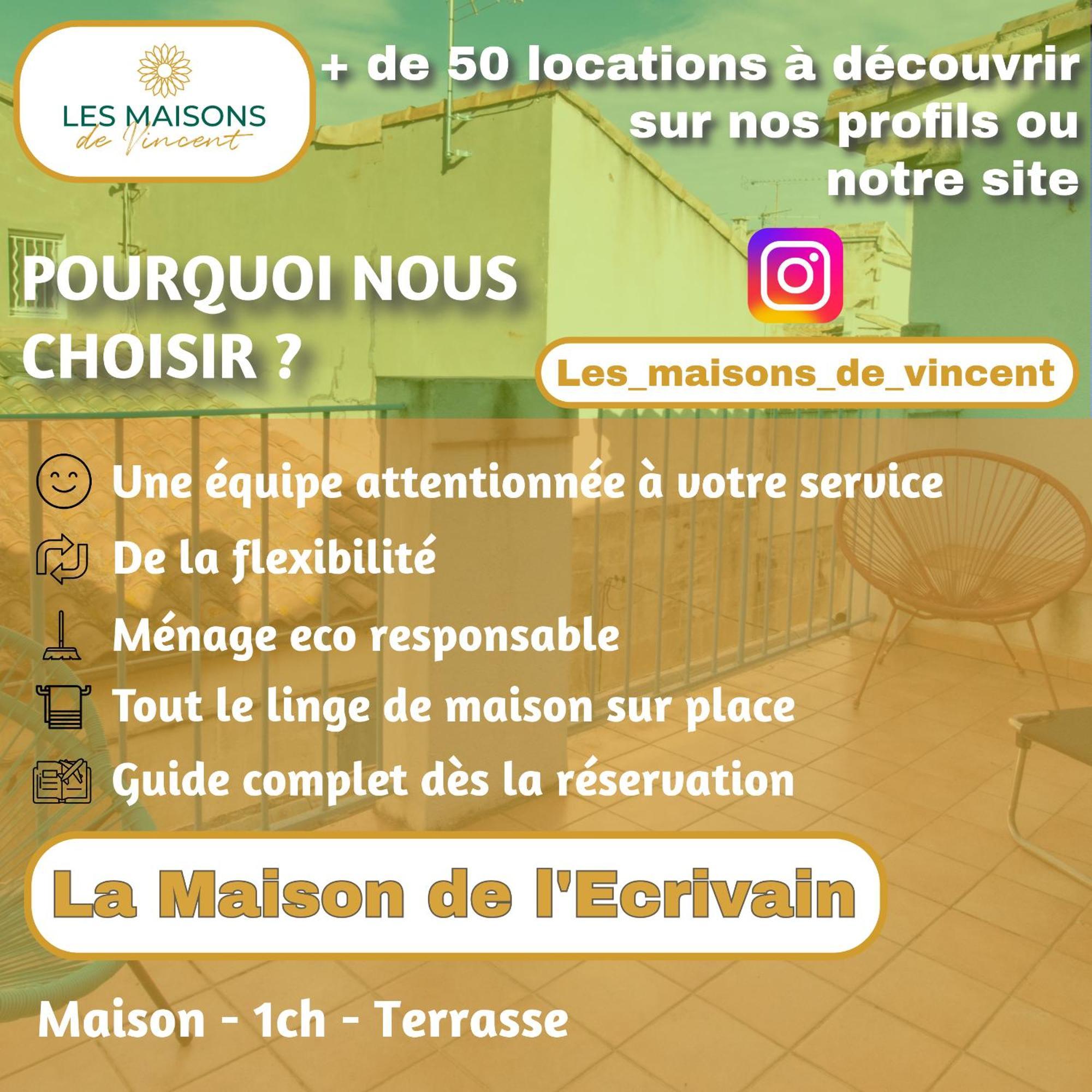 Ecrivain - Maison Avec Terrasse Arles Bagian luar foto